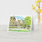 Bourton auf dem Wasser, Gloucestershire Karte (Gelbe Blume)