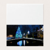 Bourton auf dem Wasser Weihnachtsbaum Cotswolds (Außenseite Aufgefaltet)