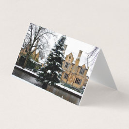 Bourton auf der Weihnachtsbaum-Cotswolds-Karte