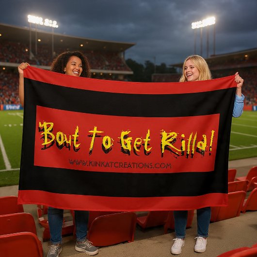 'Bout, um Rilla zu bekommen! Fleecedecke