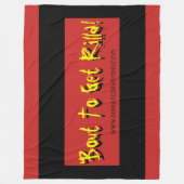 'Bout, um Rilla zu bekommen! Fleecedecke (Vorderseite)