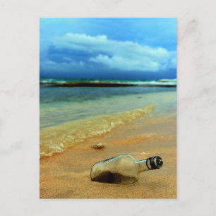Bouteille à la mer postkarte