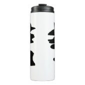 Bouteille Isotherme Art Abstrait Dual Face Thermosbecher (Vorderseite)