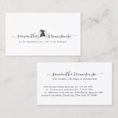 Boutique aus Strickwaren Visitenkarte (Vorne/Hinten)