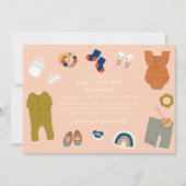 Boutique Baby Einladung (Vorderseite)