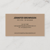 Boutique "Black Pet Store" Visitenkarte (Rückseite)