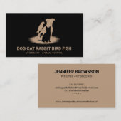 Boutique "Black Pet Store" Visitenkarte (Vorne/Hinten)