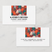 Boutique Blume | Illustrative Blume Visitenkarte (Vorne/Hinten)