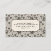 Boutique Business Cards Visitenkarte (Rückseite)