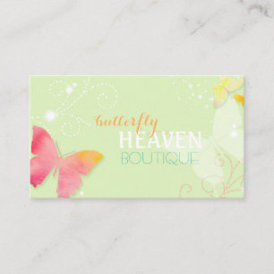 Boutique Butterfly Heaven Fashion Visitenkarte