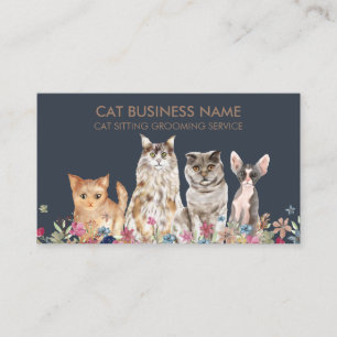 Boutique-Cat-Hotel-Gästebetreuung Visitenkarte
