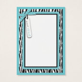 Boutique Chic Boy Geschenkmarke (Rückseite)