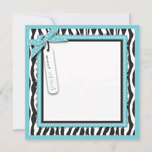 Boutique Chic Boy Square Ankündigung (Rückseite)