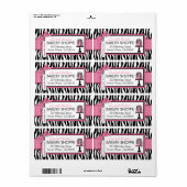 Boutique Chic Cakes Business Shipping Label (Vorne)