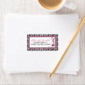 Boutique Chic Cupcake Address Label B Adressaufkleber (Insitu)