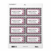 Boutique Chic Cupcakes Business Shipping Label (Vorne)