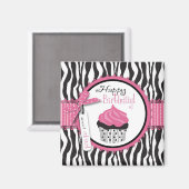 Boutique Chic Cupcakes Magnet B2 (Vorderseite/Rückseite)