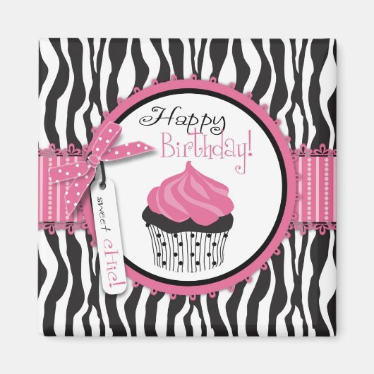 Boutique Chic Cupcakes Magnet B2 (Vorne)