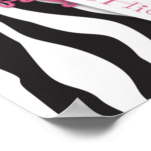 Boutique Chic Custom Banner_Wirbel Sweet Poster (Ecke)