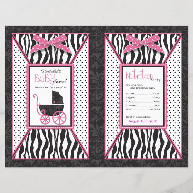 Boutique Chic Popcorn Wrapper (Vorderseite)