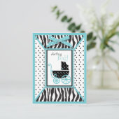 Boutique Chic Postcard Boy Postkarte (Stehend Vorderseite)