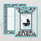 Boutique Chic Postcard Boy Postkarte (Vorne/Hinten)