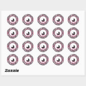 Boutique Chic Sticker2_Hernandez Runder Aufkleber (Blatt)