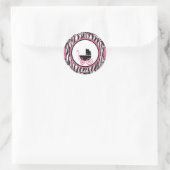 Boutique Chic Sticker2_Hernandez Runder Aufkleber (Tasche)