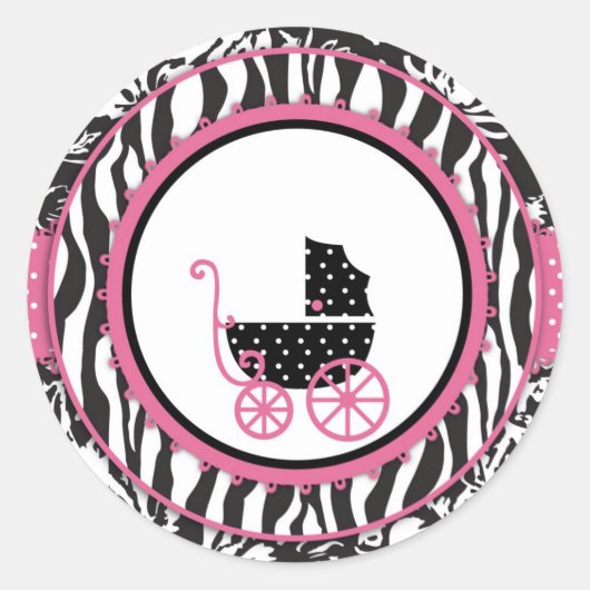 Boutique Chic Sticker2_Hernandez Runder Aufkleber (Vorderseite)