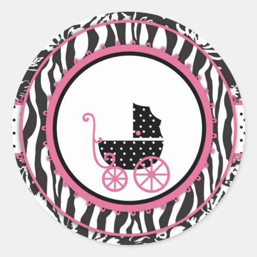 Boutique Chic Sticker_Hernandez Runder Aufkleber (Vorderseite)