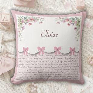 Boutique Chic und Rosa Baby Mädchen Traum-Kinderzi Kissen