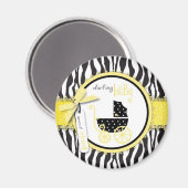 Boutique Chic Y Magnet (Vorderseite/Rückseite)