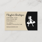 Boutique der Frauen Visitenkarte (Vorderseite)