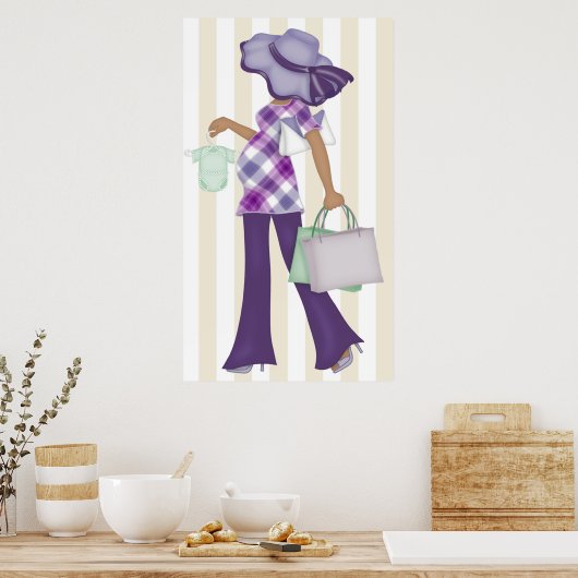 Boutique der Mutterschaft (groß) Poster (Küche)