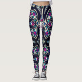 Boutique Design Digitale Kunst Leggings (Vorderseite)