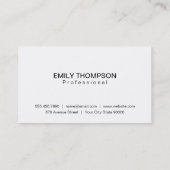 Boutique | Einfach & klassisch Visitenkarte (Rückseite)