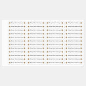 Boutique Fabric Closing Labels Boho Daisy Etiketten (Blatt)