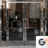 Boutique für Backwaren Fensteraufkleber (Büro Tür)