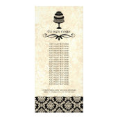 Boutique für Backwaren Werbekarte (Vorne)