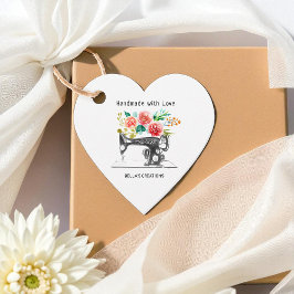 Boutique für die schwarze Nähmaschine Geschenkanhänger