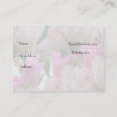 Boutique für Hochzeitskleider mit Visitenkarte (Rückseite)