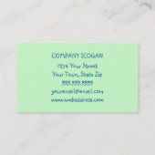 Boutique für Kleinkinder - individuelle Visitenkar Visitenkarte (Rückseite)