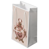 Boutique-Geschenkverpackung Kleine Geschenktüte (Rückseite Schrägansicht)
