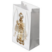 Boutique-Geschenkverpackung Kleine Geschenktüte (Rückseite Schrägansicht)