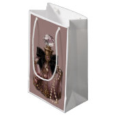 Boutique-Geschenkverpackung Kleine Geschenktüte (Vorderseite Schrägansicht)