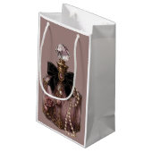 Boutique-Geschenkverpackung Kleine Geschenktüte (Rückseite Schrägansicht)