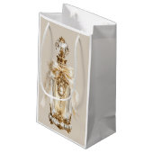 Boutique-Geschenkverpackung Kleine Geschenktüte (Rückseite Schrägansicht)