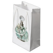 Boutique-Geschenkverpackung Kleine Geschenktüte (Rückseite Schrägansicht)