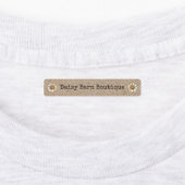 Boutique Gewebe Kleidung Labels Kraft Daisy Etiketten (Befestigt)