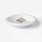 Boutique Gold Frame Photo Keepsake  Pappteller (Gewinkelt)